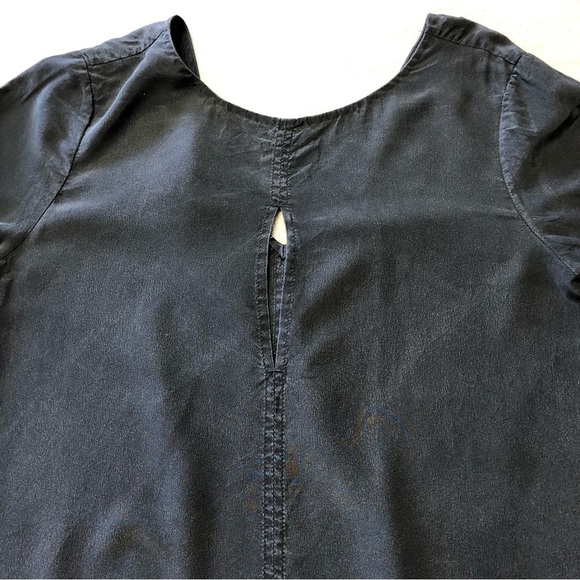 Wilfred Black Silk Reversible Drop Waist Dress - Picture 8 of 13